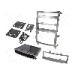 Rama adaptoare, 1 DIN, 2 DIN, Hyundai, argintie, METRA - 99-7335S