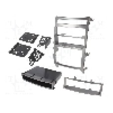 Rama adaptoare, 1 DIN, 2 DIN, Hyundai, argintie, METRA - 99-7335S