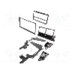 Rama adaptoare, 1 DIN, 2 DIN, Nissan, neagra, METRA - 99-7421