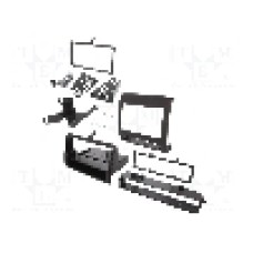 Rama adaptoare, 1 DIN, 2 DIN, Toyota, neagra, METRA - 99-8214TB