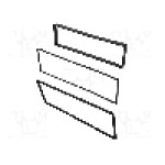 Rama adaptoare, 1 DIN, Citroën, Peugeot, neagra, PER.PIC. - MA65004-05