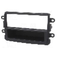 Rama adaptoare, 1 DIN, Dacia, Fiat, Nissan, Opel, Renault, gri inchis, ACV - 281250-13-3-0