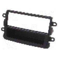 Rama adaptoare, 1 DIN, Dacia, Fiat, Nissan, Opel, Renault, neagra, ACV - 281250-13-2-0