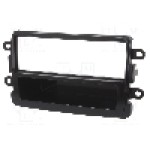 Rama adaptoare, 1 DIN, Dacia, Fiat, Nissan, Opel, Renault, negru luciu, ACV - 281250-13-1-0