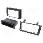 Rama adaptoare, 1 DIN, Dacia, neagra, 4CARMEDIA - 