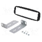 Rama adaptoare, 1 DIN, Renault, soft touch black, ACV - 281250-17-0