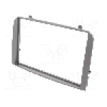 Rama adaptoare, 2 DIN, Alfa Romeo, argintie, PER.PIC. - MA10006/T-05