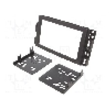 Rama adaptoare, 2 DIN, Buick, Chevrolet, GMC, Hummer, Pontiac, Saturn, Suzuki, neagra, ACV - 381087-03