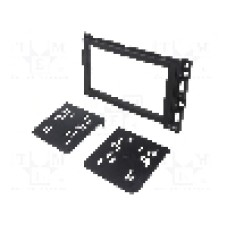 Rama adaptoare, 2 DIN, Chevrolet, Opel, Pontiac, Saturn, neagra, ACV - 381087-02