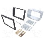 Rama adaptoare, 2 DIN, Citroën, Fiat, Opel, Peugeot, negru luciu, ACV - 381094-18