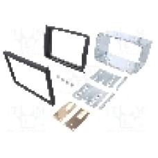 Rama adaptoare, 2 DIN, Citroën, Fiat, Opel, Peugeot, negru luciu, ACV - 381094-18