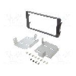 Rama adaptoare, 2 DIN, Fiat, Mitsubishi, negru luciu, ACV - 381200-20-1