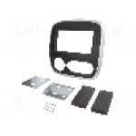 Rama adaptoare, 2 DIN, Fiat, Nissan, Opel, Renault, argintie, neagra, ACV - 381250-18-2