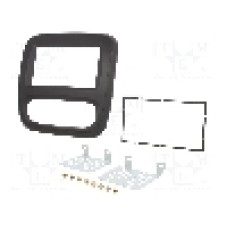 Rama adaptoare, 2 DIN, Fiat, Nissan, Opel, Renault, neagra, 4CARMEDIA - 