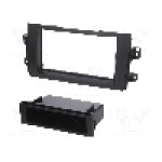 Rama adaptoare, 2 DIN, Fiat, Suzuki, neagra, ACV - 281094-17-0