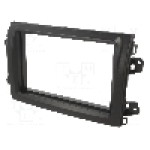 Rama adaptoare, 2 DIN, Fiat, neagra, 4CARMEDIA - 