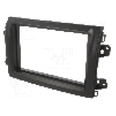 Rama adaptoare, 2 DIN, Fiat, neagra, 4CARMEDIA - 