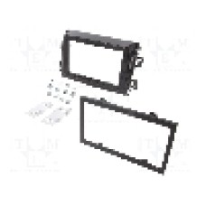 Rama adaptoare, 2 DIN, Fiat, negru luciu, 4CARMEDIA - 