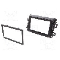 Rama adaptoare, 2 DIN, Fiat, negru luciu, 4CARMEDIA - 