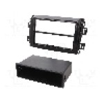 Rama adaptoare, 2 DIN, Fiat, negru luciu, 4CARMEDIA - 