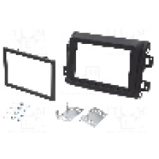 Rama adaptoare, 2 DIN, Fiat, negru mat, 4CARMEDIA - 