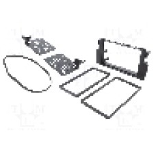 Rama adaptoare, 2 DIN, Honda, neagra, ACV - 381130-23-1