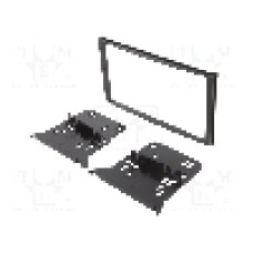 Rama adaptoare, 2 DIN, Kia, neagra, METRA - 95-7328