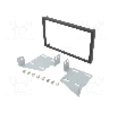 Rama adaptoare, 2 DIN, Mitsubishi, neagra, ACV - 381200-25-1