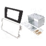 Rama adaptoare, 2 DIN, Nissan, Opel, Renault, neagra, 4CARMEDIA - 