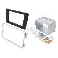 Rama adaptoare, 2 DIN, Nissan, Opel, Renault, neagra, 4CARMEDIA - 