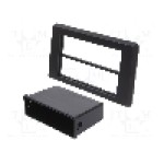 Rama adaptoare, 2 DIN, Nissan, Opel, Renault, neagra, 4CARMEDIA - 