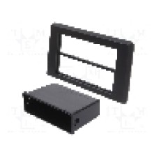 Rama adaptoare, 2 DIN, Nissan, Opel, Renault, neagra, 4CARMEDIA - 