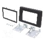 Rama adaptoare, 2 DIN, Nissan, Opel, Renault, neagra, 4CARMEDIA - 