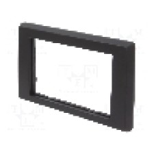 Rama adaptoare, 2 DIN, Nissan, Opel, Renault, neagra, 4CARMEDIA - 