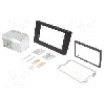 Rama adaptoare, 2 DIN, Nissan, Opel, Renault, neagra, ACV - 381250-20-1-2