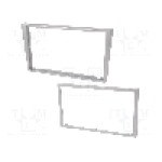 Rama adaptoare, 2 DIN, Opel, Renault, Suzuki, argintie, shiny silver, 4CARMEDIA - 