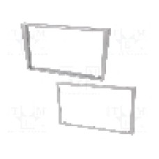 Rama adaptoare, 2 DIN, Opel, Renault, Suzuki, argintie, shiny silver, 4CARMEDIA - 