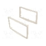 Rama adaptoare, 2 DIN, Opel, alb (perlat), 4CARMEDIA - 