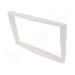 Rama adaptoare, 2 DIN, Opel, alb (perlat), {{Producator}} - 