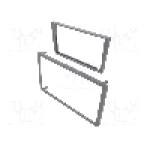 Rama adaptoare, 2 DIN, Opel, gri inchis, gri (inchis), 4CARMEDIA - 