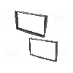 Rama adaptoare, 2 DIN, Opel, gri inchis, gri (inchis), london smoke, 4CARMEDIA - 