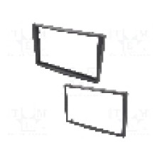 Rama adaptoare, 2 DIN, Opel, gri inchis, gri (inchis), london smoke, 4CARMEDIA - 