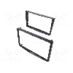 Rama adaptoare, 2 DIN, Opel, negru luciu, shiny black, 4CARMEDIA - 