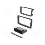 Rama adaptoare, 2 DIN, Seat, Škoda, VW, black/rubber-touch, ACV - 291320-10-1-0