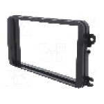 Rama adaptoare, 2 DIN, VW, neagra, 4CARMEDIA -  Rama adaptoare, 2 DIN, VW, neagra, 4CARMEDIA -