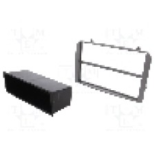 Rama adaptoare, 2 ISO, Alfa Romeo, argintie, PER.PIC. - MA10006-05