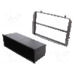 Rama adaptoare, 2 ISO, Alfa Romeo, neagra, PER.PIC. - MA10006.2-05