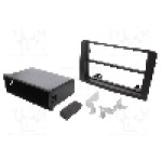 Rama adaptoare, 2 ISO, Fiat, Lancia, neagra, PER.PIC. - MA26009.2-05