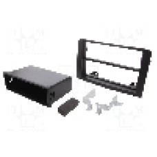 Rama adaptoare, 2 ISO, Fiat, Lancia, neagra, PER.PIC. - MA26009.2-05