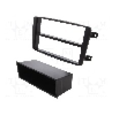 Rama adaptoare, 2 ISO, Mercedes, neagra, PER.PIC. - MA50001-05